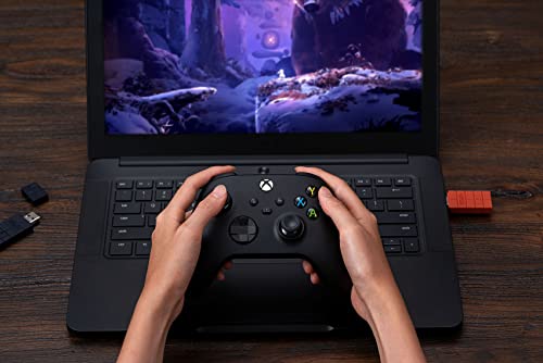 8BitDo Wireless USB Adapter 2 for Switch 2, Windows PC, Mac & Raspberry Pi, Compatible with Xbox Series X & S Controller, Xbox One Bluetooth, Switch Pro and PS5 Controller (Black) - style: USB Adapter 2