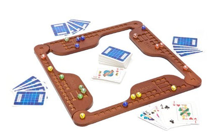 Stramash - The Scottish Board Game - Original Version - 2-6 Players - Ages 8+ - Wooden Game Board - Perfect for the Family - A Game of Strategy & Guile