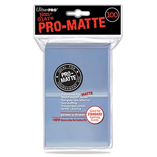 Ultra Pro - Standard Pro Matte Card Sleeves 100 Pack - Clear