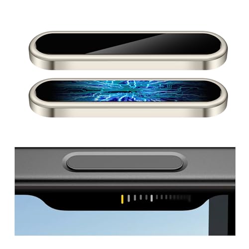 AMANECER 2 Pack Camera Control Button Protector for iPhone 16/16 Plus, Auto-Alignment Rugged Sensitive Slide Capacitive Protective Cover fit Apple Phone Side Click Touch Capture Key, Natural Titanium - color: Natural Titanium, size: iPhone 16/16 Plus