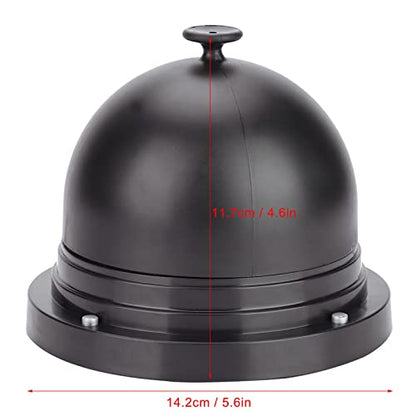 SUNGOOYUE Automatic Set, Anti Trap Black Dice Cup Shaker with 5 Dices and Transparent Plastic Cover, for KTV Pub Bar Family Friends Party Games