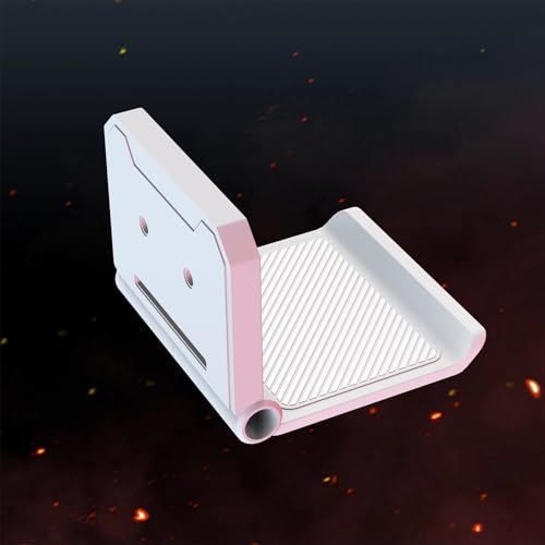 PlayVital FOLD Controller Holder Wall for ps5 ps4 Xbox Switch 2 Pro Headset, 2 Pack Universal Storage Organizer Gaming Controller Stand Headphone Mount - Foldable Anti-slip Adhesive Removable, White - color: White 4 Sets