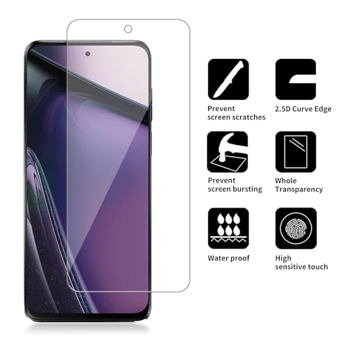 4 Pack Glass Screen Protector Compatible for Motorola Moto G Stylus 5G (2023) / XT2315 [9H Hardness]-HD Screen Tempered Glass, Scratch Resistant,Easy Install [Case Friendly] - size: Moto G Stylus 5G (2023)