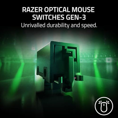 Razer Viper V3 Pro Wireless Esports Gaming Mouse: Symmetrical - 55g Lightweight - 8K Polling - 35K DPI Optical Sensor - Gen3 Optical Switches - 8 Programmable Buttons - 95 Hr Battery - White - color: White, style: 8000 Hz Polling