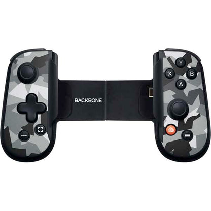 Skinit Decal Gaming Skin Compatible with Backbone One for iPhone Game Controller - Urban Camouflage Black Design - color: Black - CMOCSRX2