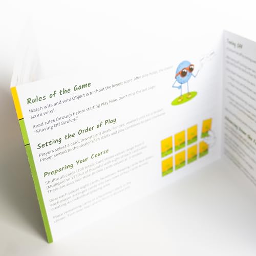Play Nine The Card Game of Golf, Ages 8 and Up, Couples Date Night Gift, Game Night Favorite, 15 Min Gameplay, Family Friendly Card Game for Kids, Teens & Adults, Great Golf Gift