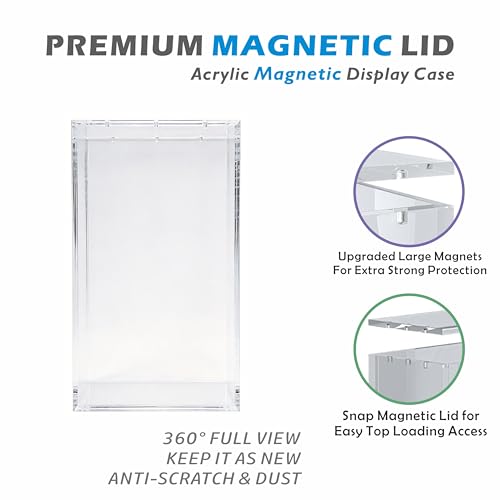 1PC Acrylic Magnetic Case for Booster Bundle(10Bundle) Clear Acrylic Display Case with Magnets Lid