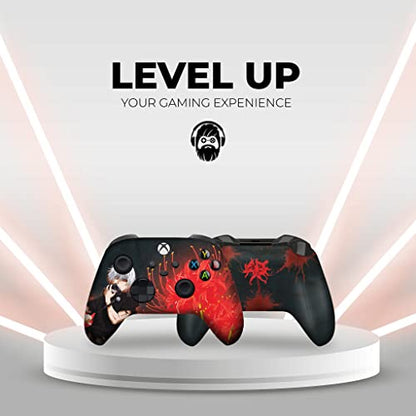 DreamController Tokyyo Ghoul Custom X-box Controller Wireless compatible with X-box One/Series X/S Proudly Customized in USA with Permanent HYDRO-DIP Printing(NOT JUST A SKIN) (MODDED) - color: Tokyyo Ghoul, size: Modded - Front & Back Print