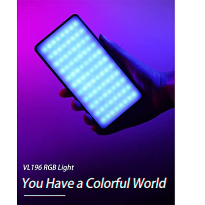 RGB Lampu Video LED 2500K 9000K Dapat Berkedip Ponsel Pintar DSLR Kit Fotografi