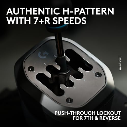 Logitech G RS H-SHIFTER for PC/Xbox/Playstation | Sim Racing shifter compatible with Logitech G PRO and RS50 wheels and G923/G29/G920 with Racing Adapter - style: RS Series