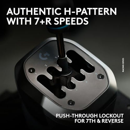 Logitech G RS H-SHIFTER for PC/Xbox/Playstation | Sim Racing shifter compatible with Logitech G PRO and RS50 wheels and G923/G29/G920 with Racing Adapter - style: RS Series