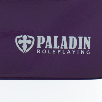 Purple Metal Dice - Full Polyhedral Set - in Presentation Case