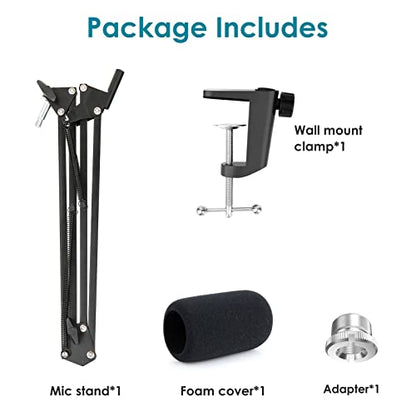 Mic Arm for HyperX DuoCast Microphone - Professional DuoCast Mic Boom Arm, Adjustable Scissor Mic Stand Compatible with HyperX DuoCast Microphone by YOUSHARES - color: HyperX DuoCast Arm