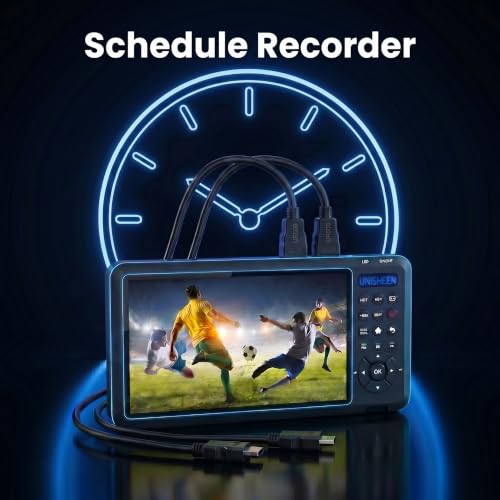 4K60 Video Capture Box-2 Channel HDMI Input with PIP/POP/PMP,Video Recorder with Screen 7 in,Compatible with Consoles, Cameras, Set-Top Boxes, PCs, 4K TVs, Projectors, Monitors
