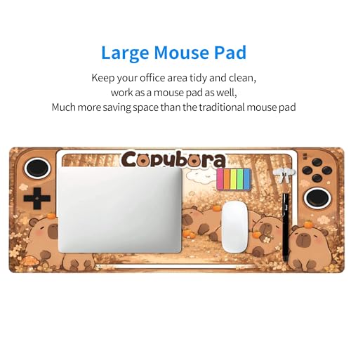 Capybara Gaming Mouse Pad Extended Large Mouse Mat 31.5 X 11.8 Inch Nonslip Rubber Base Long Desk Pad Stitched Edges Mousepad Mice Pad for Office Home Game - color: Capybara