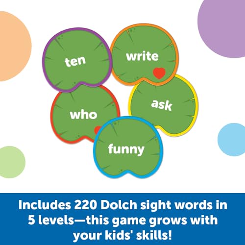 Learning Resources Sight Word Toss, Sight Word Phonics Games, Reading Flash Cards, Ages 5+ - style: Sight Word Toss