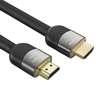 Zeskit Certified 2.1 8K HDMI Cable 48Gbps 4K120Hz Compatible with Soundbar eARC HDR10 VRR Dolby Vision Atmos HDCP 2.2 2.3 PS5 Xbox Series X Apple TV Roku (Ultra High Speed, Maya CL3 In Wall Long 15ft) - size: 15 ft