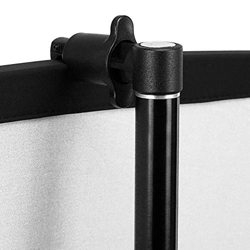 Fotodiox 5x7 (foot) Collapsible Black + White 2-in-1 Background, Backdrop Kit with Stand Support - size: 5x7in, style: Black + White