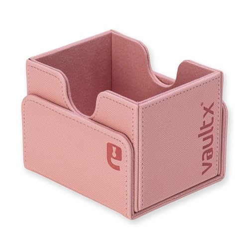 Vault X Sideloading Deck Box 100+ Sleeved Cards Exo-Tec (Pink) | Holds 100+ sleeved TCG cards. Padded side-loading deck box, secure magnetic lid, water-resistant Exo-Tec.