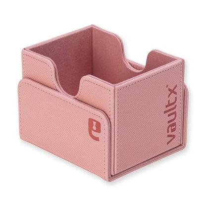 Vault X Sideloading Deck Box 100+ Sleeved Cards Exo-Tec (Pink) | Holds 100+ sleeved TCG cards. Padded side-loading deck box, secure magnetic lid, water-resistant Exo-Tec.