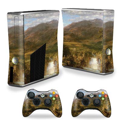 MightySkins Skin Compatible with Xbox 360 S Console - Heart of The Andes | Protective, Durable, and Unique Vinyl Decal wrap Cover | Easy to Apply, Remove, and Change Styles | Made in The USA - color: Heart Of The Andes