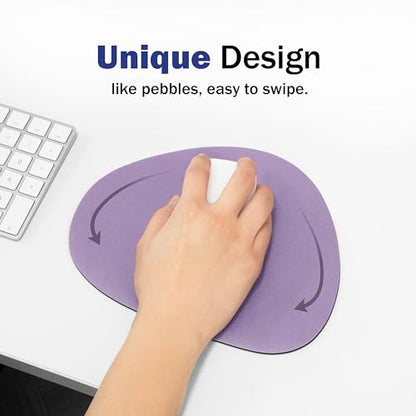 GREEDY FARMERS Mouse pad, Non-Slip Washable Waterproof Computer Mouse pad (Lavender Purple) - color: Lavender Purple