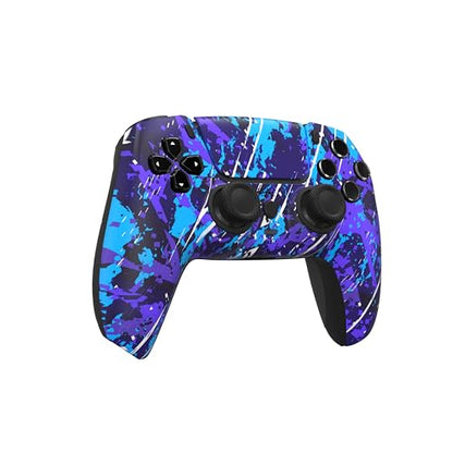 Custom Controllerzz Custom Wireless Controller Compatible with PS5 - Multiple Designs Available (Midnight Surge) - color: Midnight Surge