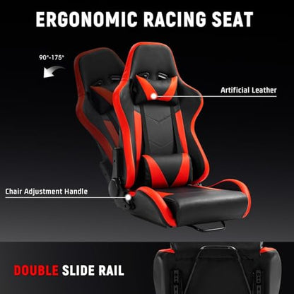 Dardoo Flight Racing Simulator Cockpit with Ergonomic Seat Fit for Logitech G29 G923, for Thrustmaster T150 Hotas Warthog,Adjustable Steering Wheel Stand,Excluding Wheel,Pedal,Handbrake & Joystick