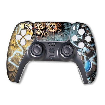 Dishonestty Custom PS-5 Controller Wireless compatible with Play-Station 5 Console by BCB Controllers | Proudly Customized in USA with Permanent HYDRODIP Printing(NOT JUST A SKIN)(MODDED) - color: Dishonestty, size: Modded - Front Print Only