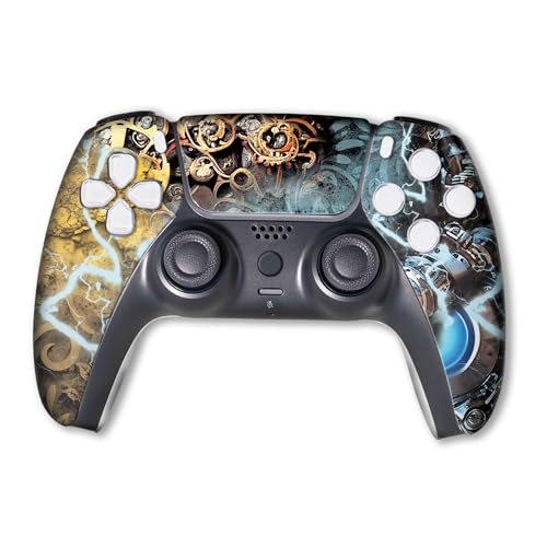 Dishonestty Custom PS-5 Controller Wireless compatible with Play-Station 5 Console by BCB Controllers | Proudly Customized in USA with Permanent HYDRODIP Printing(NOT JUST A SKIN)(MODDED) - color: Dishonestty, size: Modded - Front Print Only
