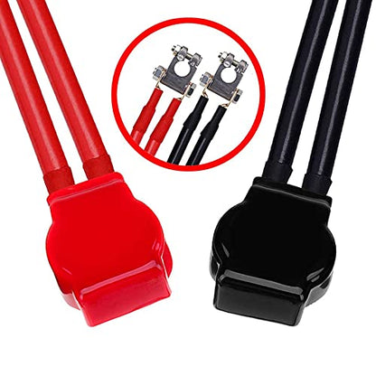 Battery Terminal Covers, Positive Negative Top Post Insulating Protector Universal for Car Motorcycle Truck