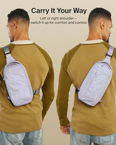 Belkin Nintendo Switch 2 Carrying Case, Sling Crossbody Travel Bag, Fits Up to 2 Pro Controllers with 10 Game Cartridge Slots, Soft Interior & Lightweight Protective Gaming Pouch, Switch 2 Accessories - color: Lilac