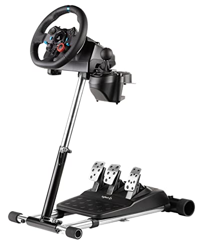 Wheel Stand Pro: G Racing Wheel Stand Compatible With Logitech G29 G923 G920 G27 & G25 Wheels, Deluxe, Original V2. Wheel and Pedals Not included.
