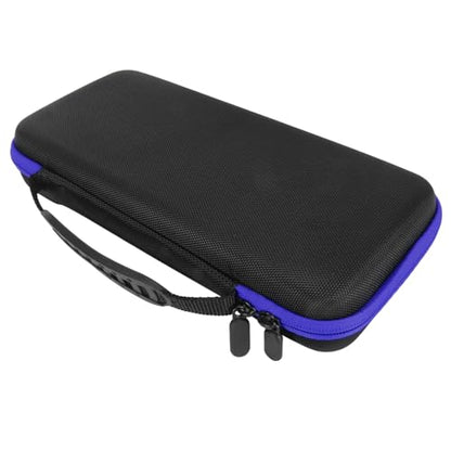 Estink Handheld Game Console Carrying Case EVA Nylon Shockproof Storage Bag 31 X 14 X 6cm for Ally 7 Inch 120Hz Gaming Handheld Travel Camping Daily Use (Blue) - color: Blue