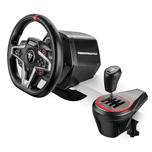 Thrustmaster T248X, Racing Wheel and Magnetic Pedals, HYBRID DRIVE, Magnetic Paddle Shifters, Dynamic Force Feedback & TH8S Shifter Add-On, 8-Gear Shifter (XBOX Series X/S, One, PC) - style: T248 Xbox with TH8S Shifter