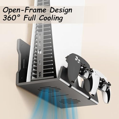 BYDEVAN Compatible with PlayStation 5 Wall Mount Shelf