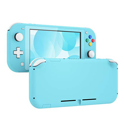 eXtremeRate Heaven Blue DIY Replacement Shell for Nintendo Switch Lite, NSL Handheld Controller Housing with Screen Protector, Custom Case Cover for Nintendo Switch Lite [Console NOT Included] - color: Heaven Blue