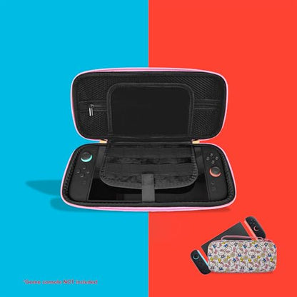 Sonix x Sanrio Carrying Case for Nintendo Switch 2, Switch 1, Lite, OLED, Protective Travel Case with Game Cartridge Storage | Hello Kitty Pink Bows - color: Hello Kitty Pink Bows