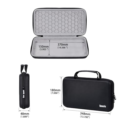 Banworks PU Hardshell Groove Box Case Custom Fit for Ableton Move, Performance Controller Protective Storage Case MIDI Controller Carrying Case JT/HCQSNB-02 (Case Only, 1 Piece) - size: For Ableton Move