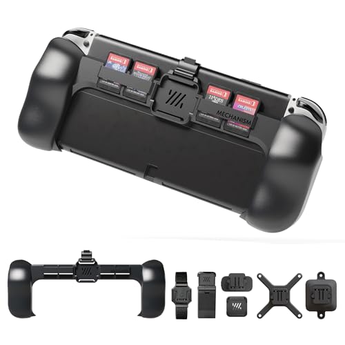 Mechanism 7-in-1 Bundle for Nintendo Switch OLED & LED | Kickstand, Battery, VESA & Wall Mounting Kit | Mount Anything to Your Switch & It to Anything | Case Friendly Accessories - color: Nintendo Switch