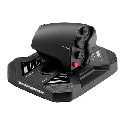 Thrustmaster Sol-R6 Space Flight Throttle, S.M.A.R.T Slide Rails - PC | 14 assignable actions, 3.1-in travel, 4 detent positions, built-in 15-degree rudder, auto re-centering, smooth glide - style: Sol-R6 Throttle