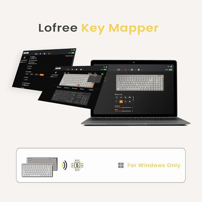 Flow Lite 84 Keys Low Profile Mechanical Keyboard, 75% Swappable Rechargeable Wireless Keyboard with 2.4G Receiver, Bluetooth and Wired Connection for Windows, Mac/ Specter Linear Switches (Flamingo) - color: Flamingo
