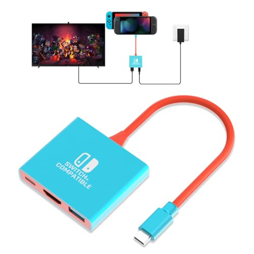 Switch 2 Docking Station for Nintendo,Switch 2 Dock Adapter Compatible Nintendo Switch2/OLED/Steam Deck Support 4K60HZ TV Dock Mode with HDMI2.0,Switch Docking Station for Nintendo Switch2/1 - size: Switch 2 4K60HZ