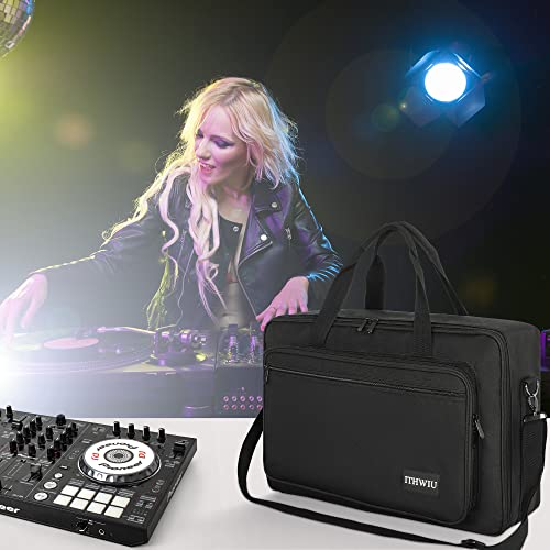 Padded DJ Controller Case for DDJ FLX4, DDJ SB SB3 400 RB, Hercules DJ Control Inpulse 300, L 20.5 X W 12.5 X H 2.75 inches, Black - size: 20.5 X 13 X 2.8 Inch