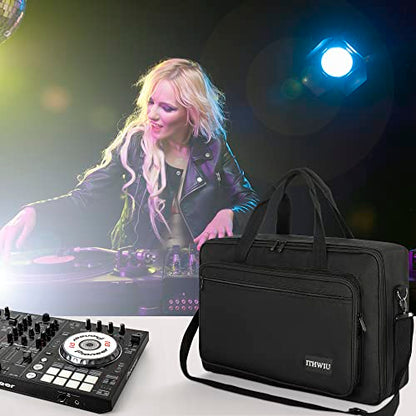 Padded DJ Controller Case for DDJ FLX4, DDJ SB SB3 400 RB, Hercules DJ Control Inpulse 300, L 20.5 X W 12.5 X H 2.75 inches, Black - size: 20.5 X 13 X 2.8 Inch