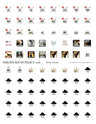 Golden Age of Piracy: 1718 Board Game