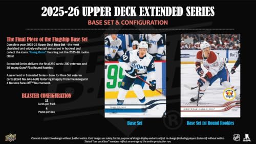 Upper Deck 2025-26 Extended Series Hockey Blaster Box