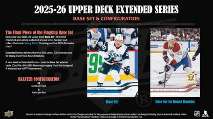Upper Deck 2025-26 Extended Series Hockey Blaster Box