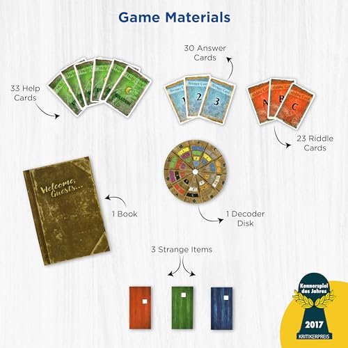 Exit: The Abandoned Cabin - Kennerspiel Des Jahres Winner, Card-Based Family Escape Room Game for 1-4 Players, Ages 12+, Blue
