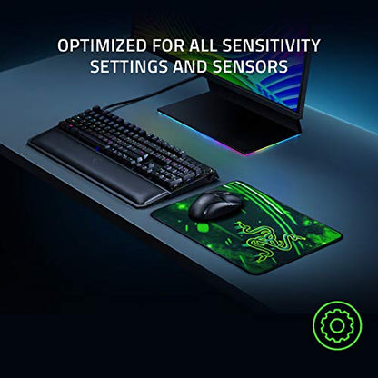 Razer Goliathus Speed (Medium) Gaming Mousepad: Smooth Gaming Mat - Anti-Slip Rubber Base - Portable Cloth Design - Anti-Fraying Stitched Frame - Cosmic - color: Cosmic, size: Medium